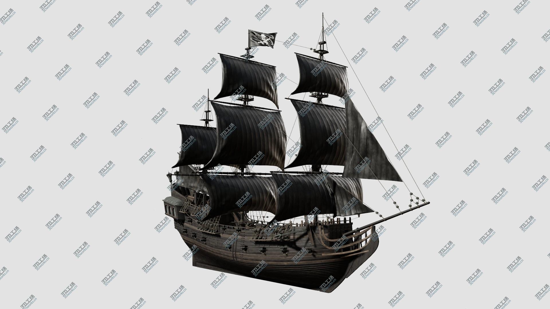 images/goods_img/20210313/3D Galleon Black Pearl Pirate Ship/3.jpg